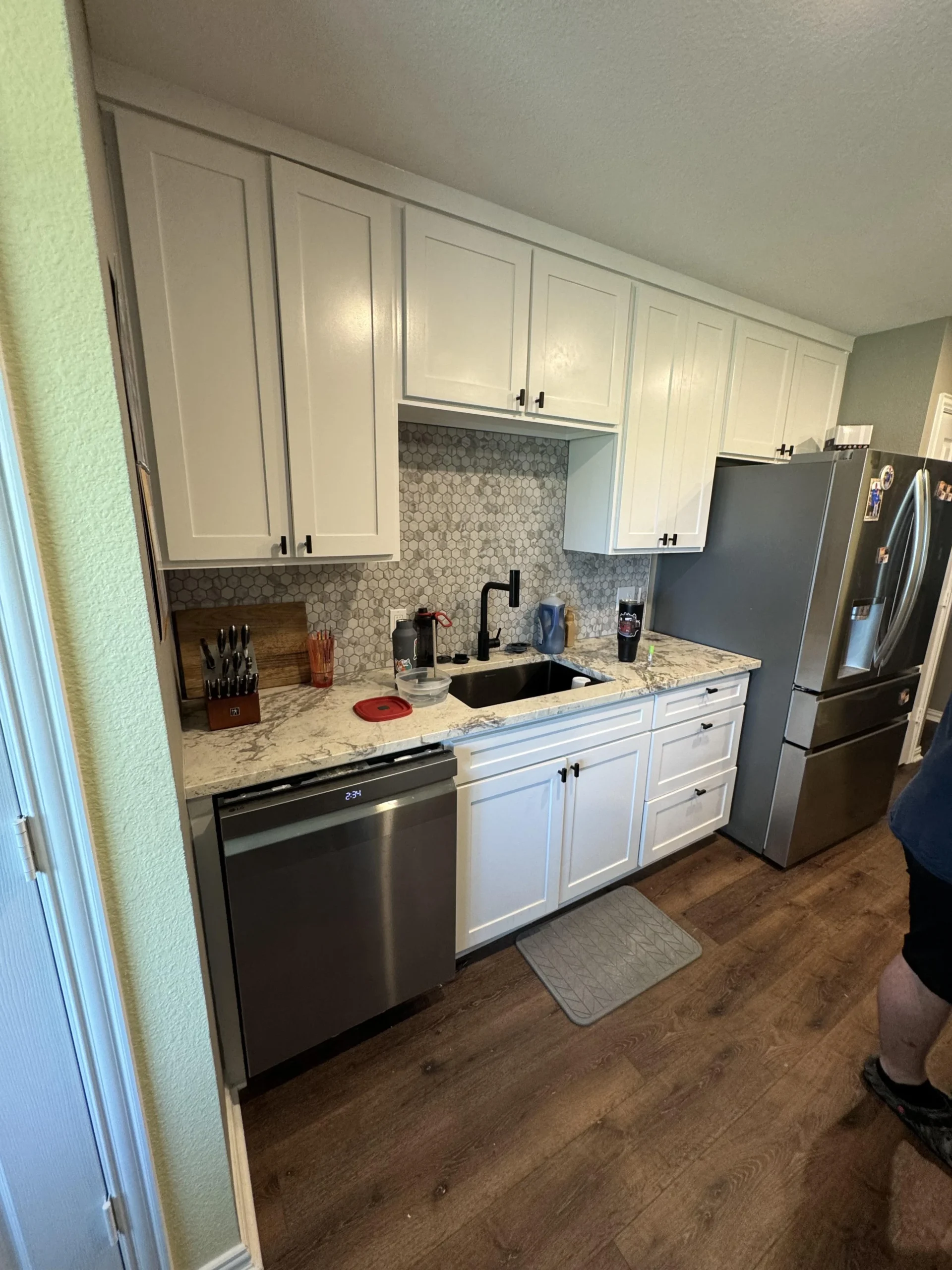 Kitchen in Frisco, TX home fully restored by Mr. Restore after severe fire damage